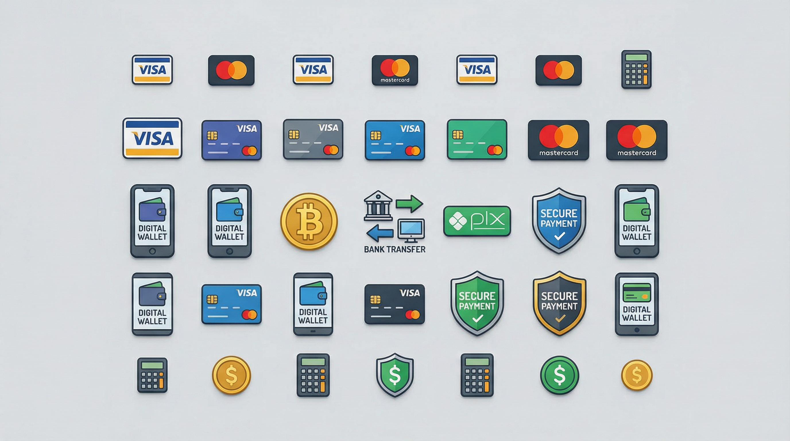 菠菜平台支持的支付方式图标集合